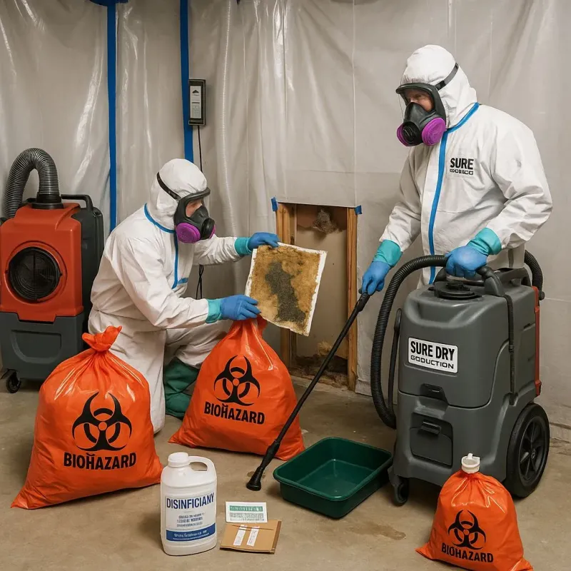 Contaminated Water Handling Protocols process in Stedman, NC